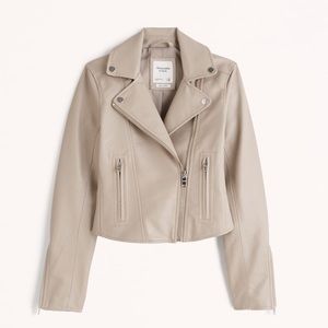 New with tag - Abercrombie & Fitch Vegan Leather Moto Jacket
